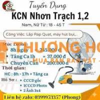 TUYỂN NAM SX LINH KIỆN MÁY QUẠT KCN1