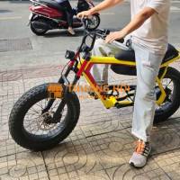 Xe đạp điện Vinfast Dragonfly Vàng đỏ Mới