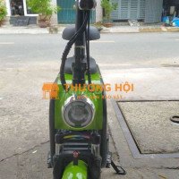 Xe đạp điện Nijia Swift 3 yên Xanh lá