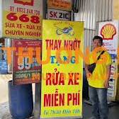 Cần thợ rửa xe + biết rửa xe +thay nhớt