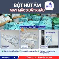 Giải pháp chống ẩm tuyệt đối cho hàng may mặc xuất khẩu - Bột Hút Ẩm Secco