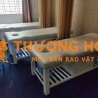 Giường Spa Massage thanh lý giá rẻ, giường mát xa gỗ cũ, ghế làm Nail