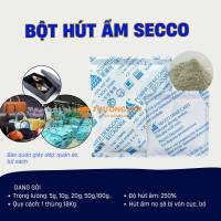 Bột Hút Ẩm - Bột Chống Ẩm Secco gói 5gam Bảo Quản Hàng May Mặc