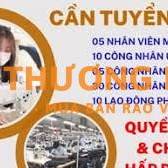 CTY MAY PHÚC KHANG/CHUNGWOO CHUYÊN HÀNG QUẦN ÁO THỜI TRANG CẦN TUYỂN