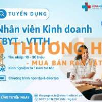 TUYỂN DỤNG NHÂN VIÊN KINH DOANH TBYT