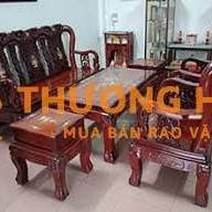 Nhà dư dùng bán lại bộ bàn ghế tay 10 gỗ căm xe mặt gõ 6 món còn mới,