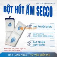 Bột Hút Ẩm Secco - Bột Chống Ẩm 1250g 4 túi treo Container