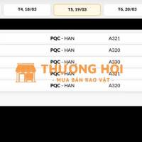 Vé Máy Bay Phú Quốc (PQC) - Hà Nội (HAN) Thứ năm 19/03/2026