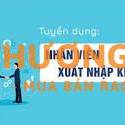 Tuyển nhân viên ngành xuất nhập khẩu hàng hóa, 25-45 tuổi