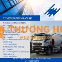 Tuyển Tài xế và công nhân trộn bê tông Dĩ An