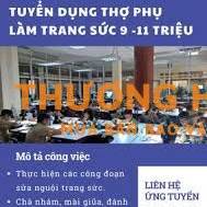 TUYỂN NHÂN CÔNG XƯỞNG TRANG SỨC TẠI AN KHÁNH