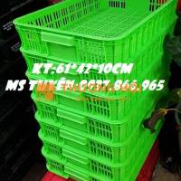 Sọt nhựa rỗng, sọt cao 10, sọt trong kho lạnh, giá sọt nhựa, bán sọt nhựa