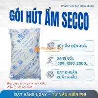 Gói Hút Ẩm Silicagel Secco 50g - Bảo Quản May Mặc, Đồ Gỗ