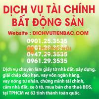 Dịch vụ vay BANK ngân hàng có thế chấp giấy tờ nhà đất Quận 7