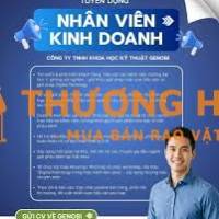 TUYỂN NHÂN VIÊN KINH DOANH-CÔNG TY GENERS