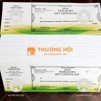 In voucher - phiếu quà tặng