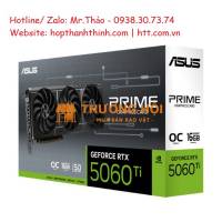 Card VGA ASUS PRIME RTX 5060 Ti 16GB GDDR7 OC – Hiệu Năng Mạnh Mẽ Cho Gaming & Đồ Họa