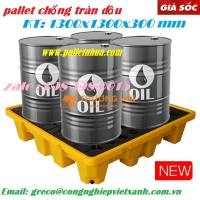 Pallet chống tràn dầu khác gì pallet nhựa thường?