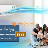 Máy lạnh treo tường 1.5HP FTKB35 công suất 12.300Btu dành cho phòng ngủ