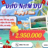 ĐẢO NAM DU 3N3D LỄ 30.4
