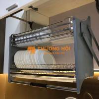 Kệ bát đĩa nâng hạ TaKing di động, hiện đại, thông minh, cao cấp