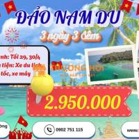 🚤✨ ĐẢO NAM DU (3N3Đ)