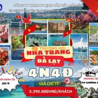 Tour Nha Trang - Đà Lạt 4N4Đ 2026 sgc