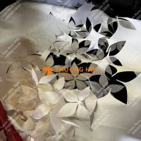 NHẬN CẮT HOA VẢI – HOA VOAN – HOA NHÍ ĐÍNH ĐẦM VÁY THEO YÊU CẦU