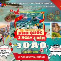 TOUR PHÚ QUỐC 3 ĐẢO (LỄ 30/4)