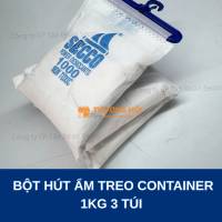 Bột Hút Ẩm - Dây Treo Hút Ẩm Container 1kg (Dây 3 Túi Nhỏ)