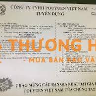CTY POUYUEN TUYỂN DỤNG LAO ĐỘNG PHỔ THÔNG ĐI LÀM NGAY