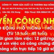 TUYỂN GẤP CÔNG NHÂN CHÍNH THỨC VÀ THỜI VỤ