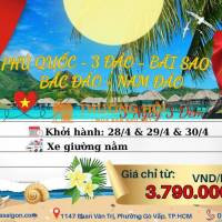 PHÚ QUỐC - 3 ĐẢO 3N3D LỄ 30.4