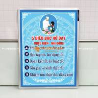 BẢNG 5 ĐIỀU BÁC HỒ DẠY TẠI TP.HCM