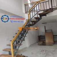 Mẫu Cầu Thang Sắt Đẹp Lên Gác Lững