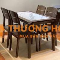 Bán Bộ Bàn ghế ăn gỗ mới