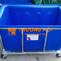 Thùng nhựa 500L có nắp – Bảo vệ thực phẩm khỏi côn trùng