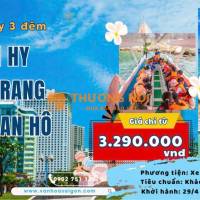 TP.HCM – VĨNH HY – NHA TRANG – VỊNH SAN HÔ | LỄ 30/4
