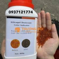 Hạt Hút Ẩm Silicagel Cam 2–4mm – Chỉ Thị Màu Đổi Cam Sang Xanh Lá