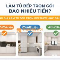 Giá Làm Tủ Bếp Trọn Gói 2026 – Báo Giá Chi Tiết Theo Kích Thước & Vật Liệu