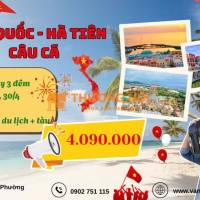 Tour Hà Tiên - Phú Quốc - Câu Cá 3N3Đ 2026 sgc
