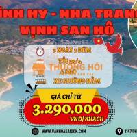 Vi vu Vĩnh Hy - Nha Trang Vịnh San Hô 3N3D Lễ 30.4