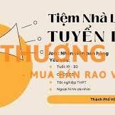 Tiệm Nhà Lin’s tuyển nhân viên bán hàng ( parrttime / fulltime )