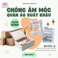 Gói hút ẩm có giúp quần áo giữ chuẩn chất lượng khi xuất khẩu?
