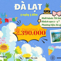 ĐÀ LẠT – VƯƠNG QUỐC NGÀN HOA (3N3Đ) 2026 SGC