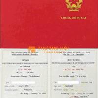 Chứng chỉ xoa bóp bấm huyệt