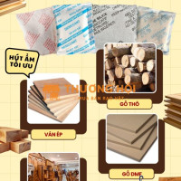 Gỗ nội thất đi container có cần gói hút ẩm không?
