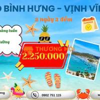 Đảo Bình Hưng - Vịnh Vĩnh Hy 2N2Đ 2026 sgc