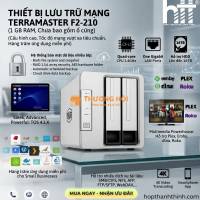 Thiết bị lưu trữ mạng TerraMaster F2-210 1GB (Chưa có ổ cứng)