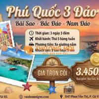 Phú Quốc - Bãi Sao - 3 Đảo 3N3Đ 2026 sgc